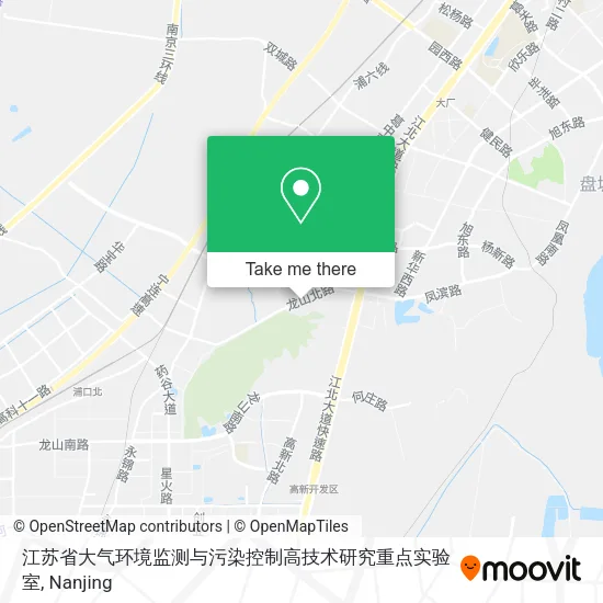 江苏省大气环境监测与污染控制高技术研究重点实验室 map