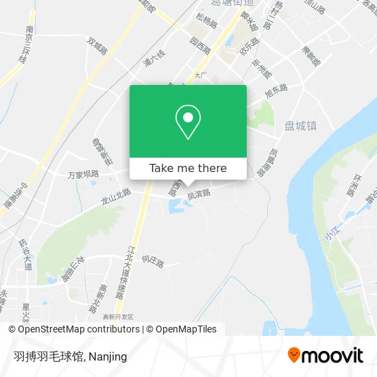 羽搏羽毛球馆 map