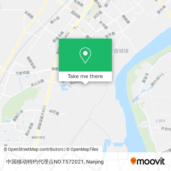 中国移动特约代理点NO.T572021 map