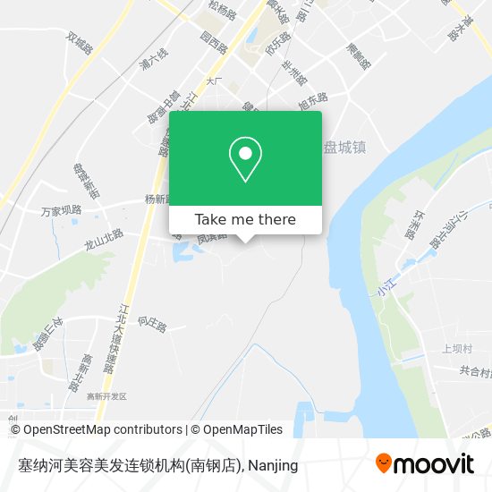 塞纳河美容美发连锁机构(南钢店) map