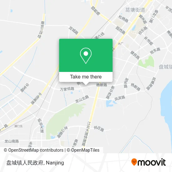 盘城镇人民政府 map