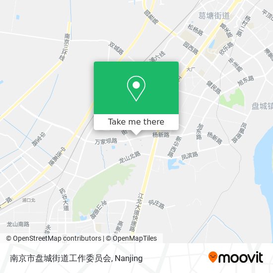 南京市盘城街道工作委员会 map