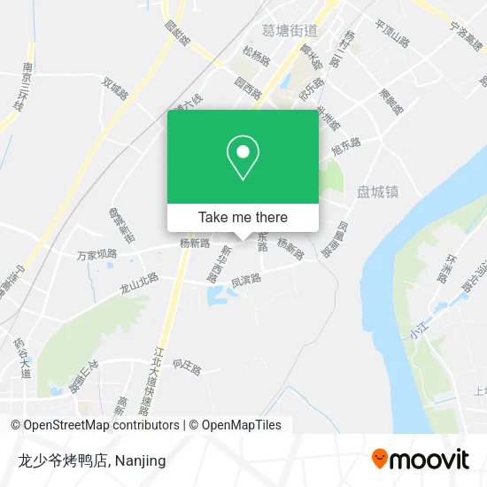 龙少爷烤鸭店 map