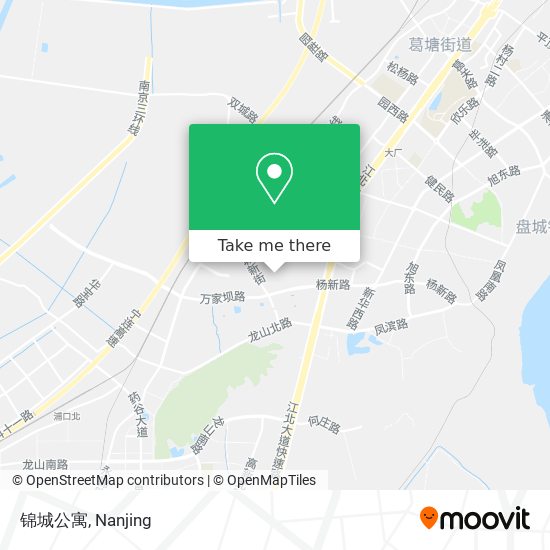 锦城公寓 map