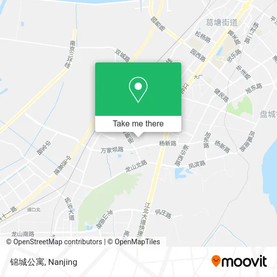 锦城公寓 map