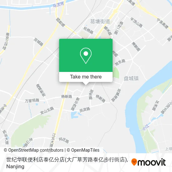 世纪华联便利店泰亿分店(大厂草芳路泰亿步行街店) map