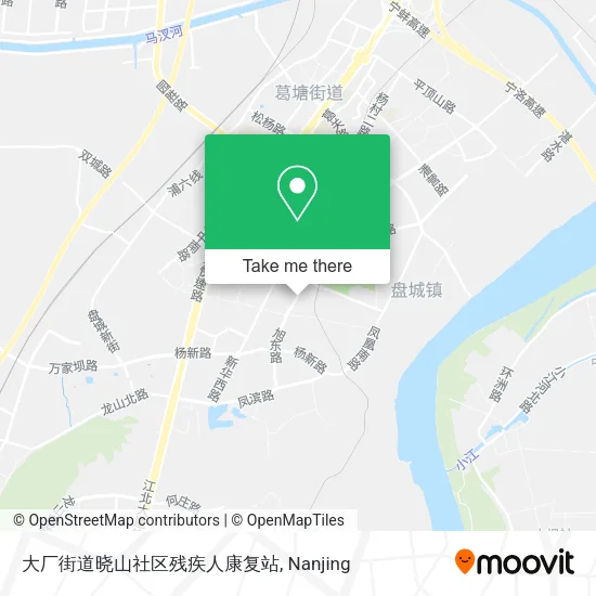 大厂街道晓山社区残疾人康复站 map