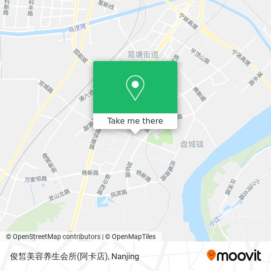 俊皙美容养生会所(阿卡店) map