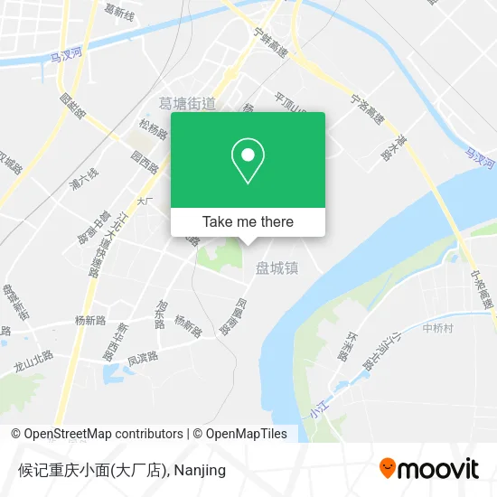 候记重庆小面(大厂店) map