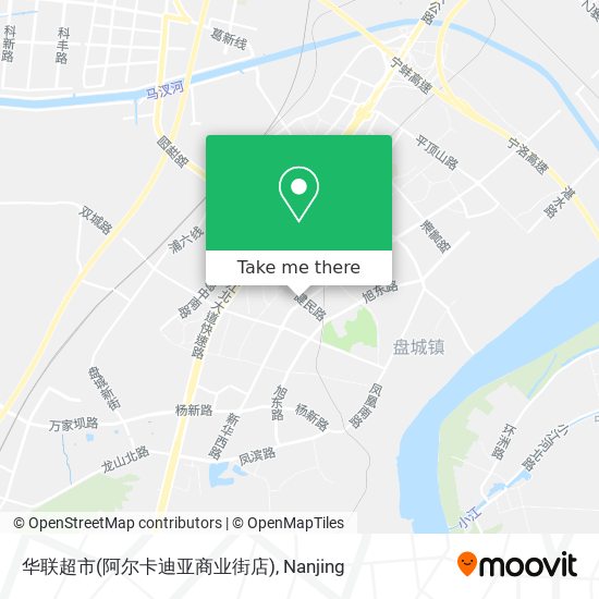 华联超市(阿尔卡迪亚商业街店) map