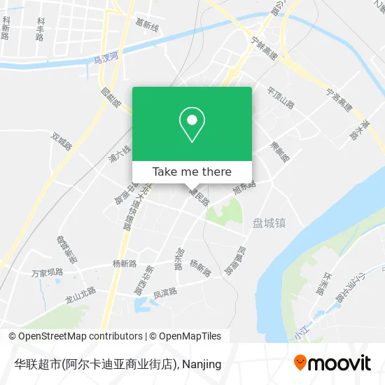 华联超市(阿尔卡迪亚商业街店) map