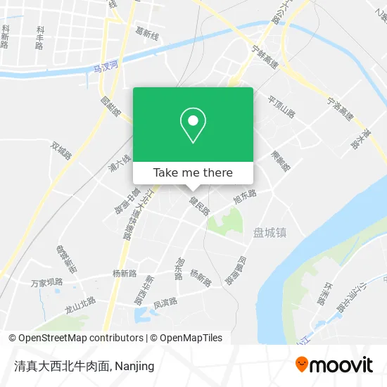 清真大西北牛肉面 map