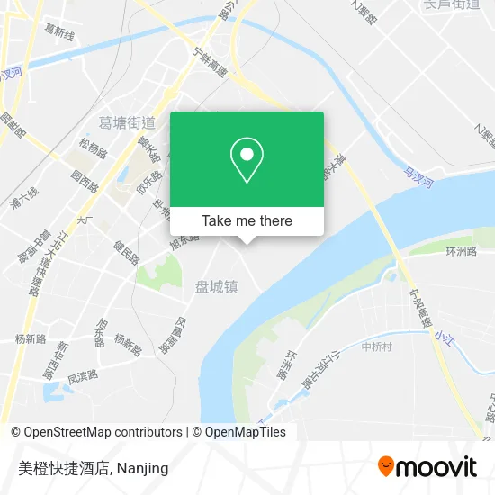 美橙快捷酒店 map