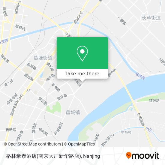 格林豪泰酒店(南京大厂新华路店) map