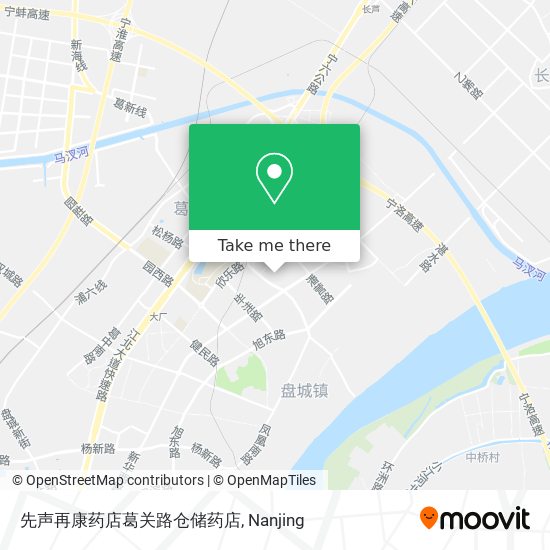 先声再康药店葛关路仓储药店 map