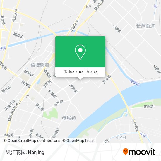 银江花园 map