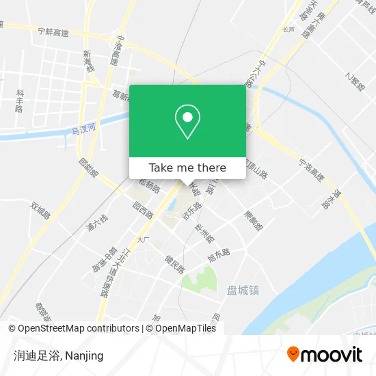 润迪足浴 map