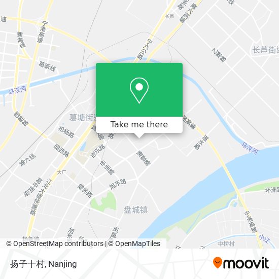 扬子十村 map
