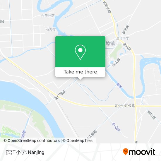 滨江小学 map