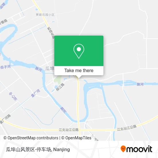 瓜埠山风景区-停车场 map
