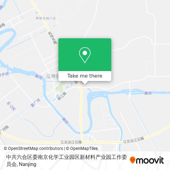 中共六合区委南京化学工业园区新材料产业园工作委员会 map