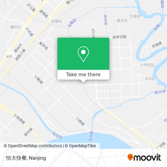 恒大快餐 map