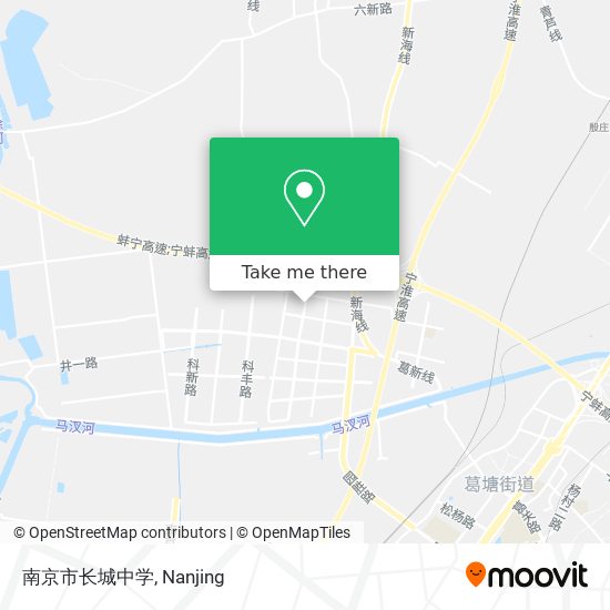 南京市长城中学 map