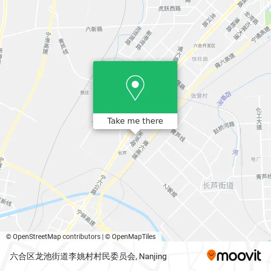 六合区龙池街道李姚村村民委员会 map