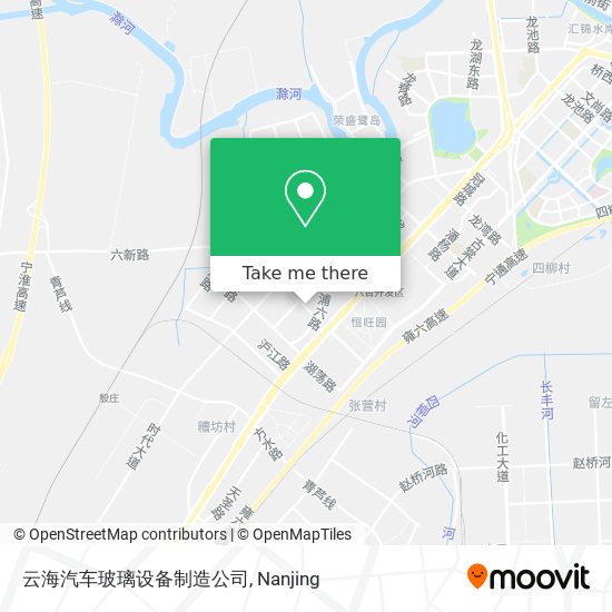 云海汽车玻璃设备制造公司 map