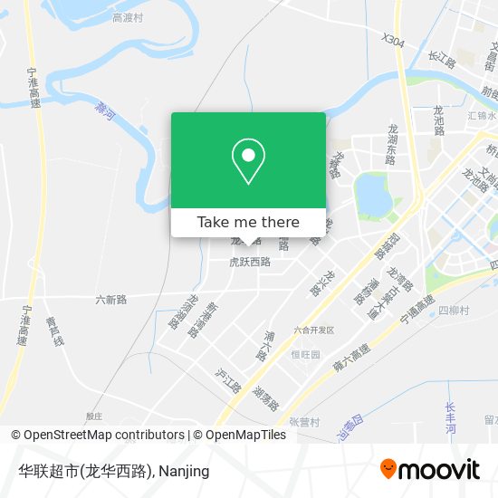 华联超市(龙华西路) map