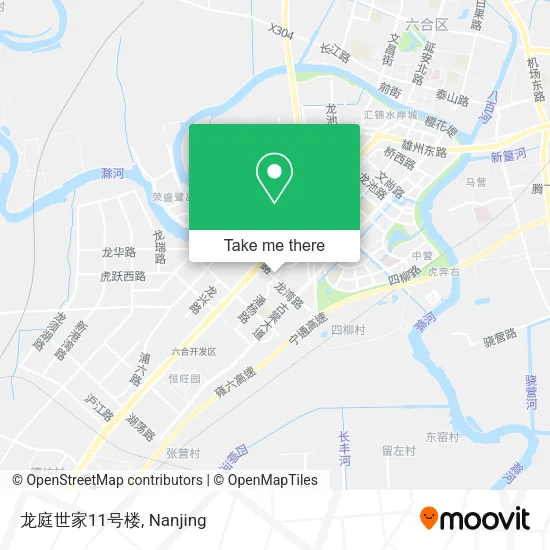 龙庭世家11号楼 map