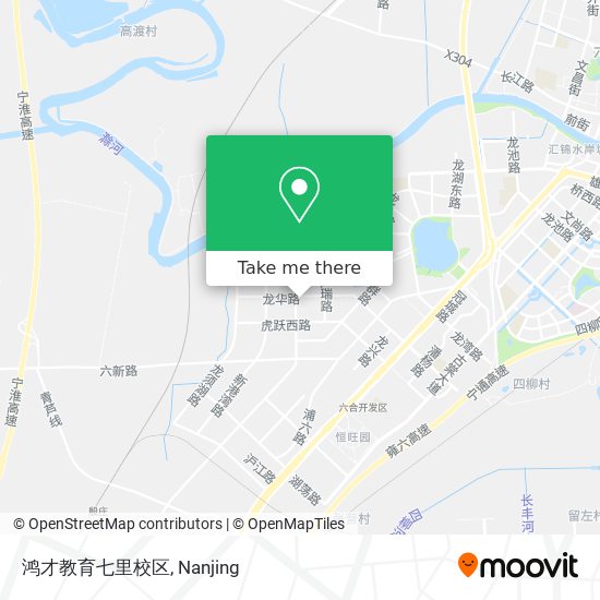 鸿才教育七里校区 map