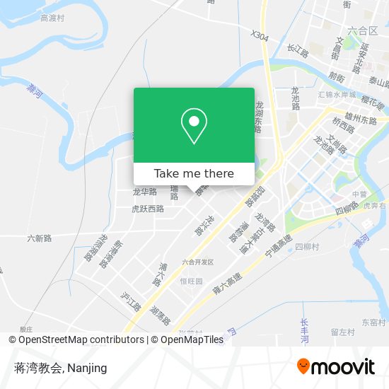 蒋湾教会 map