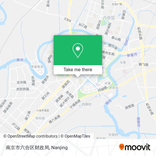 南京市六合区财政局 map