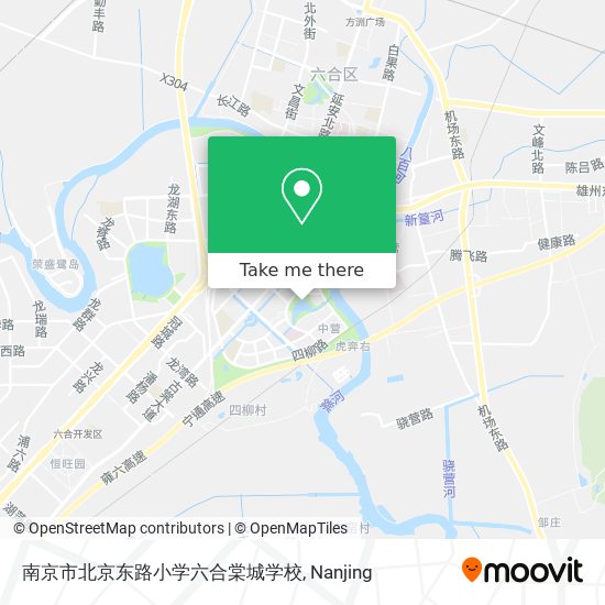 南京市北京东路小学六合棠城学校 map