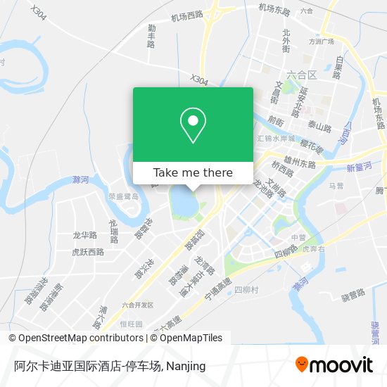 阿尔卡迪亚国际酒店-停车场 map