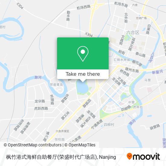 枫竹港式海鲜自助餐厅(荣盛时代广场店) map