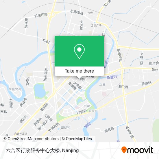六合区行政服务中心大楼 map