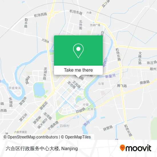六合区行政服务中心大楼 map
