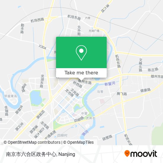 南京市六合区政务中心 map