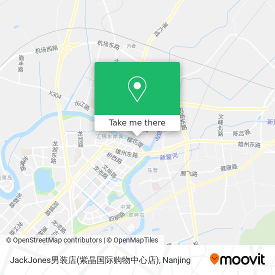 JackJones男装店(紫晶国际购物中心店) map
