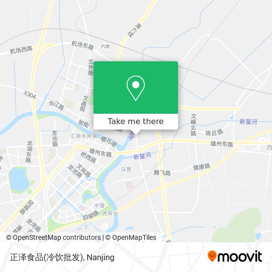 正泽食品(冷饮批发) map