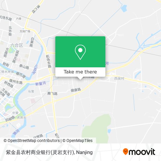 紫金县农村商业银行(灵岩支行) map