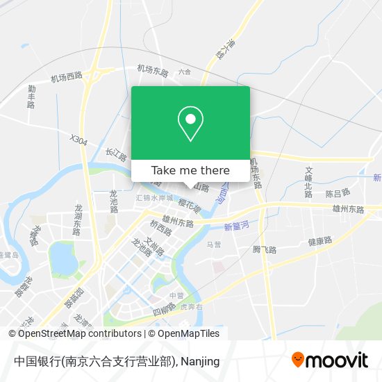 中国银行(南京六合支行营业部) map