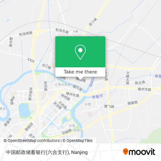 中国邮政储蓄银行(六合支行) map