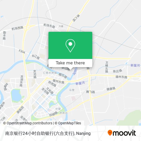 南京银行24小时自助银行(六合支行) map
