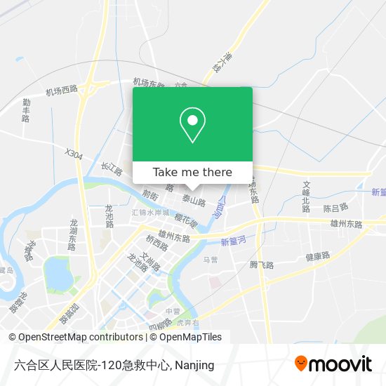 六合区人民医院-120急救中心 map