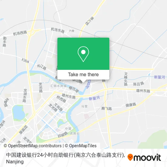 中国建设银行24小时自助银行(南京六合泰山路支行) map