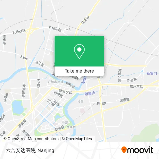 六合安达医院 map
