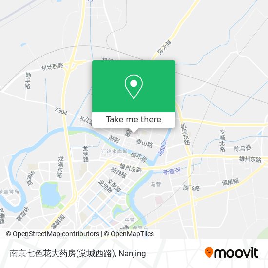 南京七色花大药房(棠城西路) map